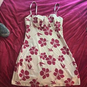 Floral Spaghetti Strap Dress